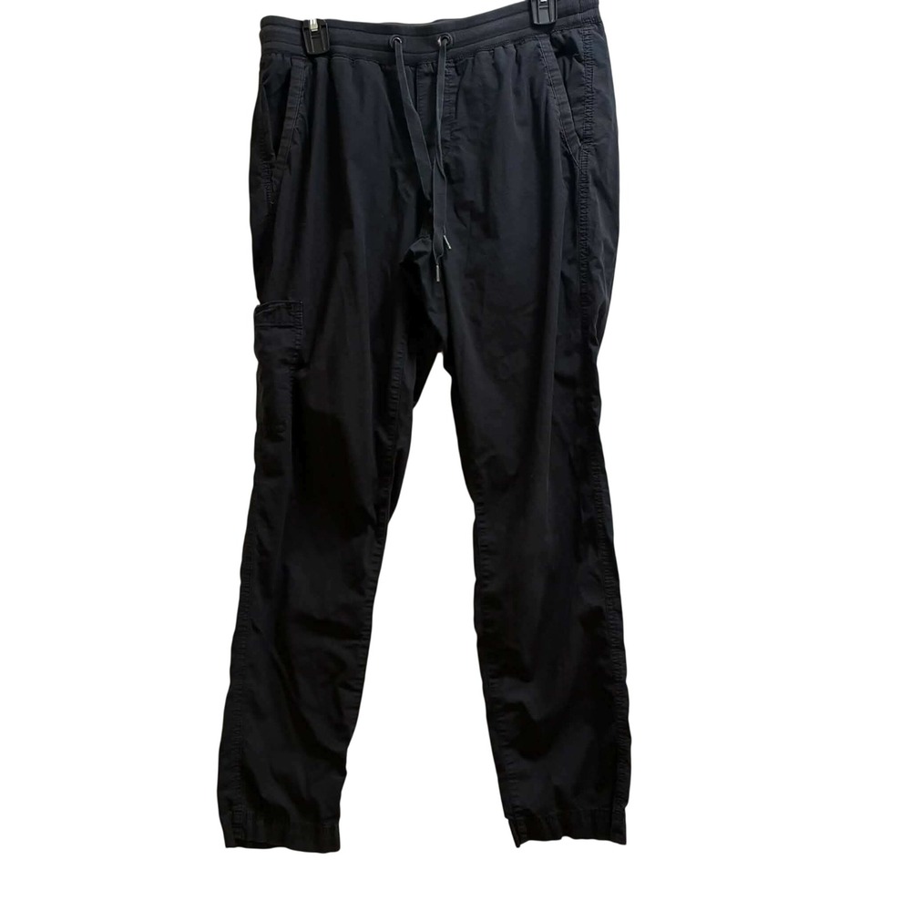 L.L. Bean Cargo Pants Women's S Regular Black Stretch Drawstring Utility Pull‑On